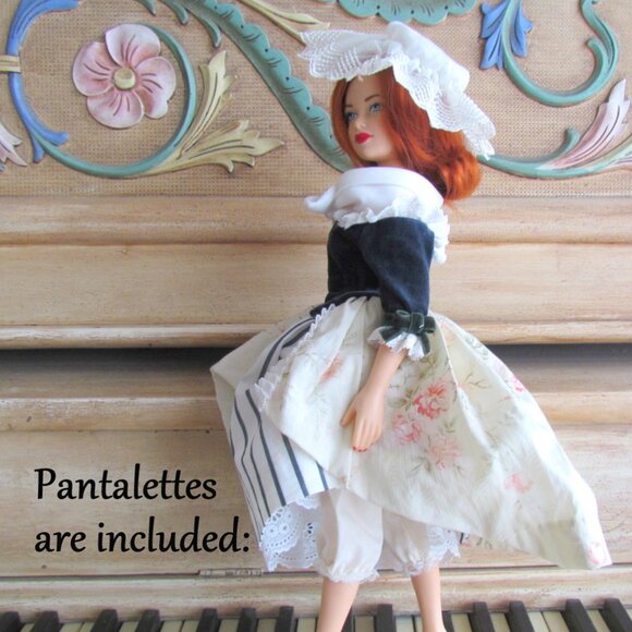 16" DOLL MAID, WENCH COSTUME for TONNER DOLLS, BRENDA STARR, 18th CENTURY OUTFIT - Picture 8 of 10